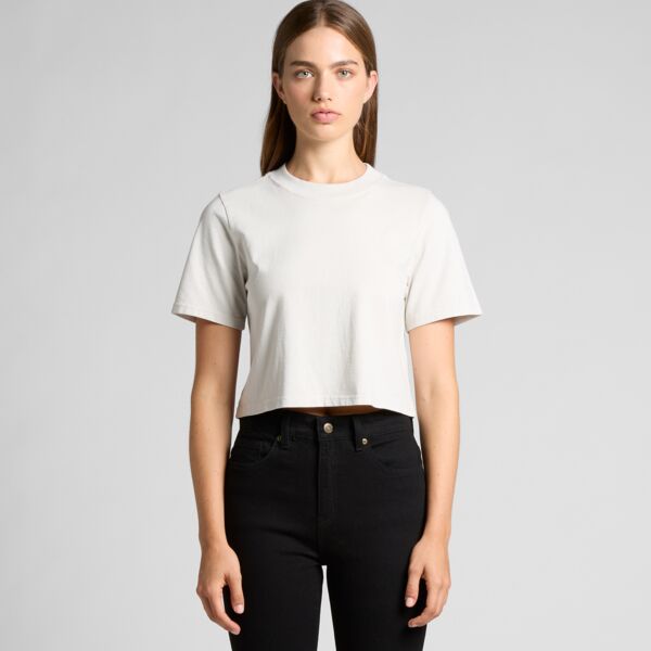 Wo's Heavy Faded Crop Tee Thumbnail